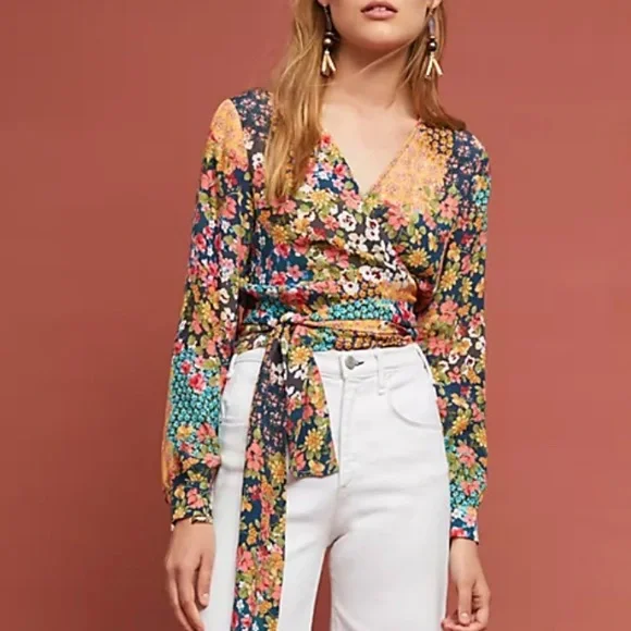 Anthropologie Tops Looking To Buy Anthropologie Kachel Wrap Top Poshmark